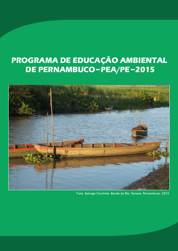 Programa de Educação Ambiental de Pernambuco - PEA/PE
